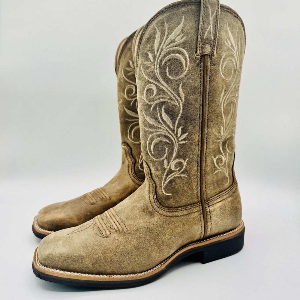Twisted X Top Hand Performance Boots Women's Size 7 Brown Leather